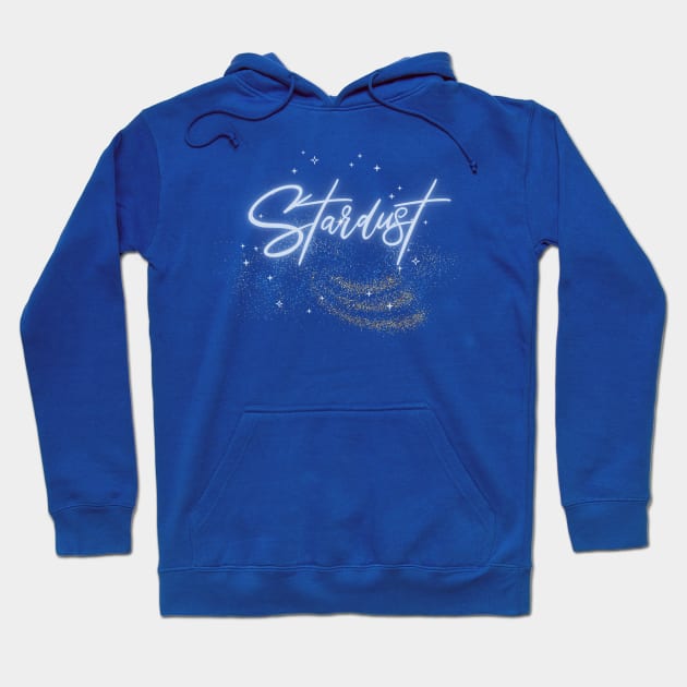 Shimmering Stardust Celestial Design Hoodie by Holisticfox